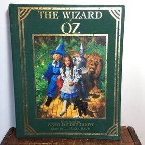 1985 vintage Wizard of Oz hardback book unicorn publishing Frank Baum